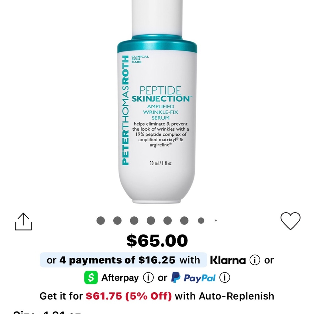 Peter Thomas Roth Peptide Skincare Serum - White and Teal